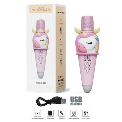 Lovely Unicorn Bluetooth Microphone For Kids