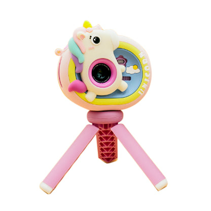 Kids HD Pink Digital Unicorn Camera With Tripod