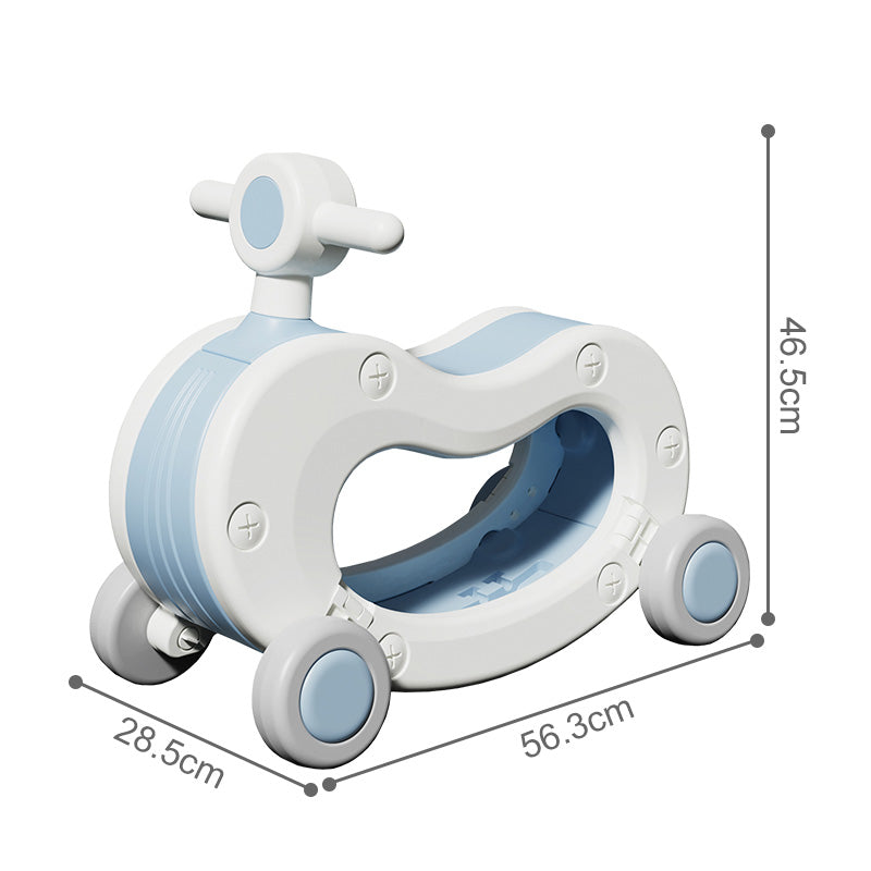 2 IN 1 KIDS RIDE ON CAR TOY -Blue