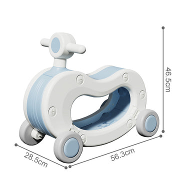 2 IN 1 KIDS RIDE ON CAR TOY -Blue