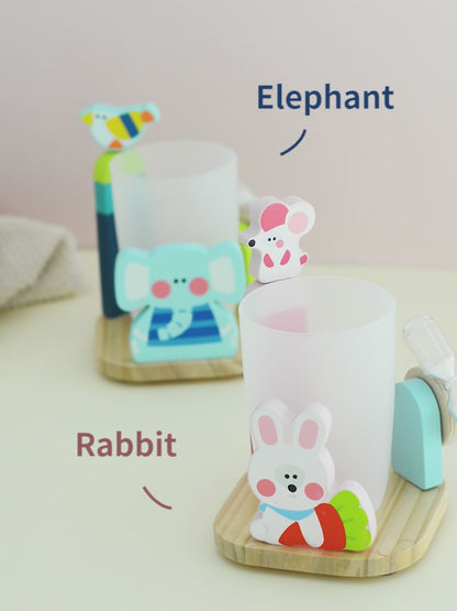 Mideer Baby Toothbrush With Sand Timer - Pink