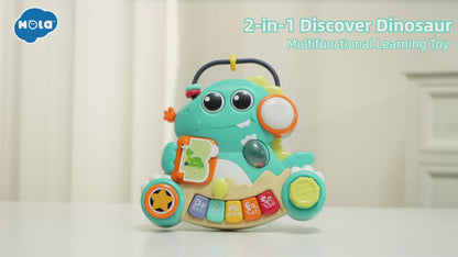 2-in-1 Discover Dinosaur Musical Activity Toy for Toddlers
