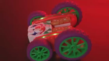 6 Function Remote Control Stunt Car With Light For Kids