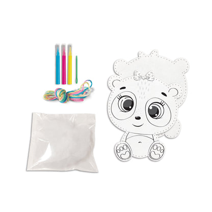 Degradable Felt Diy Animal Doll Kit-Panda - #toys for girls Kuwait# - #toys for girls 5 years old Kuwait# - #toys for girls 6 years old Kuwait# - #toys for girls 7 years old Kuwait#